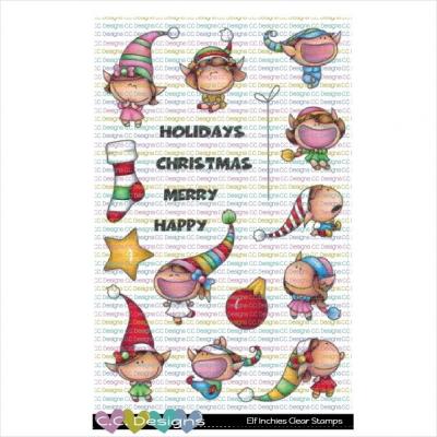 C.C. Designs Clear Stamps - Elf Inchies